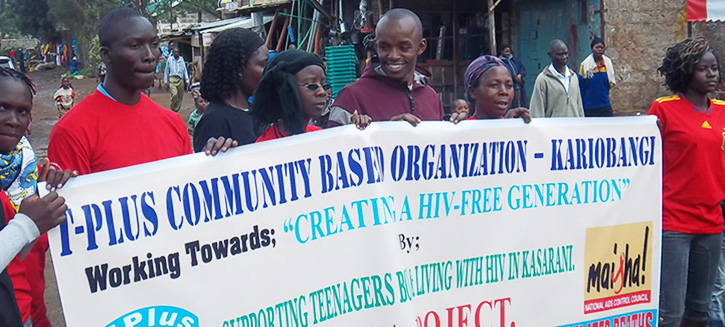 Community mobilisation for HTC at Kariobangi & Korogocho slums